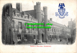 R467215 Cambridge. Christ College. Postcard. 1925 - Welt