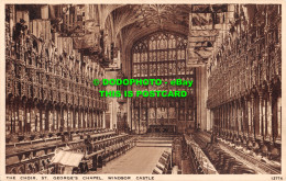 R467223 Windsor Castle. The Choir. St. George Chapel. J. Salmon. Gravure Style - Welt