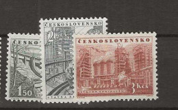 1953 MNH Tschechoslowakei, Mi 803-05 Postfris** - Unused Stamps