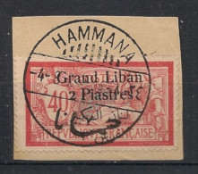GRAND LIBAN - 1924-25 - N°YT. 31 - Type Merson 2pi Sur 40c Rouge - Oblitéré / Used - Gebruikt
