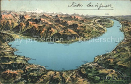 11754737 Lac Leman Genfersee Panorama Genf - Sonstige & Ohne Zuordnung