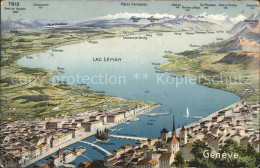 11754557 Geneve GE Et Lac Leman Vue Aerienne Geneve - Autres & Non Classés