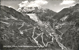 11754527 Grimsel Pass Mit Furka Rhonegletscher Und Galenstock Grimsel Pass - Sonstige & Ohne Zuordnung