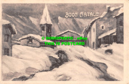 R467615 Buon Natale. Winter. House. 1917 - Monde
