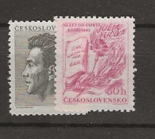 1953 MNH Tschechoslowakei, Mi 819-20 Postfris** - Ungebraucht