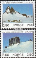 Norwegen 918-919 (kompl.Ausg.) Postfrisch 1985 Antarktisexpedition - Ungebraucht