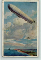 40132611 - Zeppeline Reichsmarineluftschiff Ostseekueste - Luchtschepen