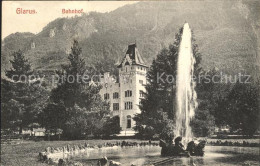 11751557 Glarus GL Bahnhof Fontaene Glarus - Andere & Zonder Classificatie