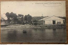 CPA VERMENTON 89 Les Travaux Du Port - Vermenton