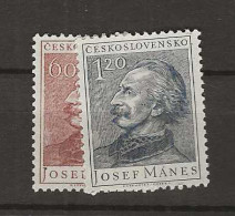 1953 MNH Tschechoslowakei, Mi 836-37 Postfris** - Unused Stamps
