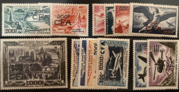 Réunion/CFA Poste Aérienne YT N° 45/57 Neufs **/*. TB - Unused Stamps