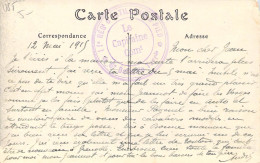 Cachet Double Cercle De Franchise Militaire Capitaine Commandant Le 11ème Régiment D'Artillerie à Pied Mai 1915 - WW I