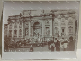 Italy Photo Italia Foto Roma Fine 800.  FONTANA DI TREVI Fountain. 105x80 Mm. - Europa