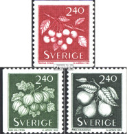 Schweden 1767-1769 (kompl.Ausg.) Postfrisch 1993 Beeren Und Früchte - Nuovi