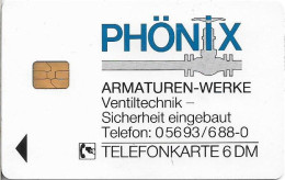 Germany - Phönix Armaturen-Werke - O 0368 - 03.1994, 6DM, 1.000ex, Used - O-Serie : Serie Clienti Esclusi Dal Servizio Delle Collezioni