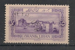 GRAND LIBAN - 1925 - N°YT. 60 - Saida 5pi Violet - Oblitéré / Used - Usados