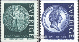 Schweden 2093-2094 (kompl.Ausg.) Postfrisch 1999 Münzen - Ongebruikt