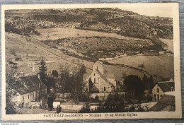 CPA SANTENAY LES BAINS 21 Saint Jean Et Sa Vieille église - Autres & Non Classés