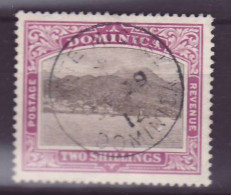 Dominica SG44 2s Roseau From The Sea Rare Cancel Pointe Michel Cds - Dominique (...-1978)