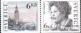 Schweden 1801-1802 Paar (kompl.Ausg.) Postfrisch 1993 Nobelpreisträger - Nuevos