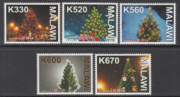 2014 Malawi Christmas Noel Navidad  Complete Set Of 5 MNH - Malawi (1964-...)