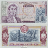Kolumbien Pick-Nr: 407g (1979) Bankfrisch 1979 10 Pesos Oro - Colombia
