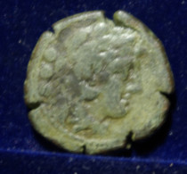 86  -  BONITO  CUADRANTE  DE  JANO - SERIE SIMBOLOS -  TIMON DE BARCO  - MBC - Republiek (280 BC Tot 27 BC)