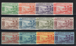 Nouvelles Hebrides - YV 100 à 111 N** MNH Luxe Complete Cote 245 Euros - Unused Stamps