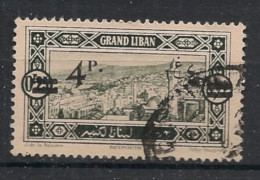 GRAND LIBAN - 1926 - N°YT. 76 - 4pi Sur 0pi25 Vert-noir - Oblitéré / Used - Used Stamps