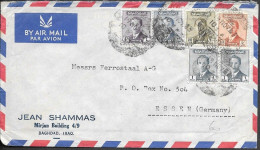Iraq Cover To Germany 1957. 76F Rate - Iraq