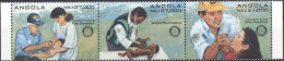 Angola 1995, Rotary, 3val - Rotary Club