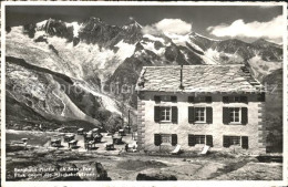 11745746 Saas-Fee Berghaus Plattjen Mit Mischabelhoerner Saas-Fee - Sonstige & Ohne Zuordnung