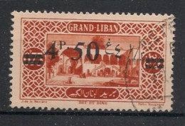 GRAND LIBAN - 1926 - N°YT. 77 - 4pi50 Sur 0pi75 Brun-orange - Oblitéré / Used - Usados