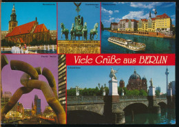 °°° 31051 - GERMANY - VIELE GRUSSE AUS BERLIN - 1997 With Stamps °°° - Sonstige & Ohne Zuordnung