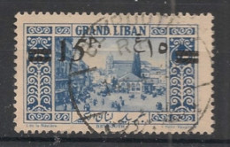 GRAND LIBAN - 1926 - N°YT. 79 - 15pi Sur 25pi Bleu - Oblitéré / Used - Gebruikt