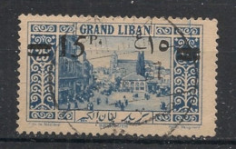GRAND LIBAN - 1926 - N°YT. 79 - 15pi Sur 25pi Bleu - Oblitéré / Used - Gebraucht