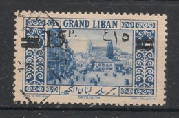 GRAND LIBAN - 1926 - N°YT. 79 - 15pi Sur 25pi Bleu - Oblitéré / Used - Used Stamps