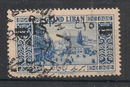 GRAND LIBAN - 1926 - N°YT. 79 - 15pi Sur 25pi Bleu - Oblitéré / Used - Oblitérés