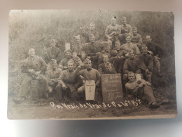 Militaria - Carte Photo (en L'etat) - Guerre 1914-18