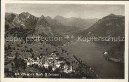 11742786 Monte Bre Lugano Villaggio E Sfondo Di Perlezza Monte Bre Lugano - Sonstige & Ohne Zuordnung