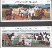 Angola 1997, Philaexpo Pacific97, Horses, 2BF - Horses