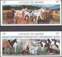 Angola 1997, Philaexpo Pacific97, Horses, 2BF - Angola