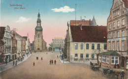 PL1437  --  INSTERBURG  --  ALTER MARKT  --    1916  --FELDPOST  D. 4. Kavallerie Div. - Pologne