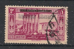 GRAND LIBAN - 1927 - N°YT. 86 - Baalbeck 1pi Rose - Oblitéré / Used - Used Stamps