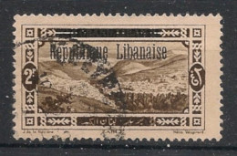 GRAND LIBAN - 1927 - N°YT. 88 - Zahle 2pi Sépia - Oblitéré / Used - Used Stamps