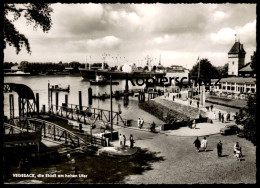 ÄLTERE POSTKARTE BREMEN VEGESACK DIE STADT AM HOHEN UFER SCHIFF Ship Hafen Haven Harbour Port Ansichtskarte Postcard - Bremen