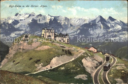 11741856 Rigi Kulm Mit Berner Alpen Und Rigibahnen Rigi Kulm - Autres & Non Classés