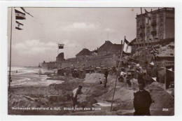 39069511 - Westerland A. Sylt Mit Strand Nach Dem Sturm Gelaufen, 1929. Leichter Stempeldurchdruck, Sonst Gut Erhalten - Other & Unclassified