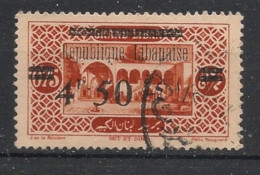 GRAND LIBAN - 1927 - N°YT. 91 - Bet Et Dine 4pi50 Sur 0pi75 - Oblitéré / Used - Gebruikt