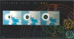 Angola 2002, Eclipse, 4val In BF - Astronomia